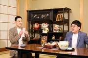 左から東野幸治、ヒューマン中村
