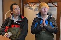 「コップの水全部抜く」企画のワンシーン