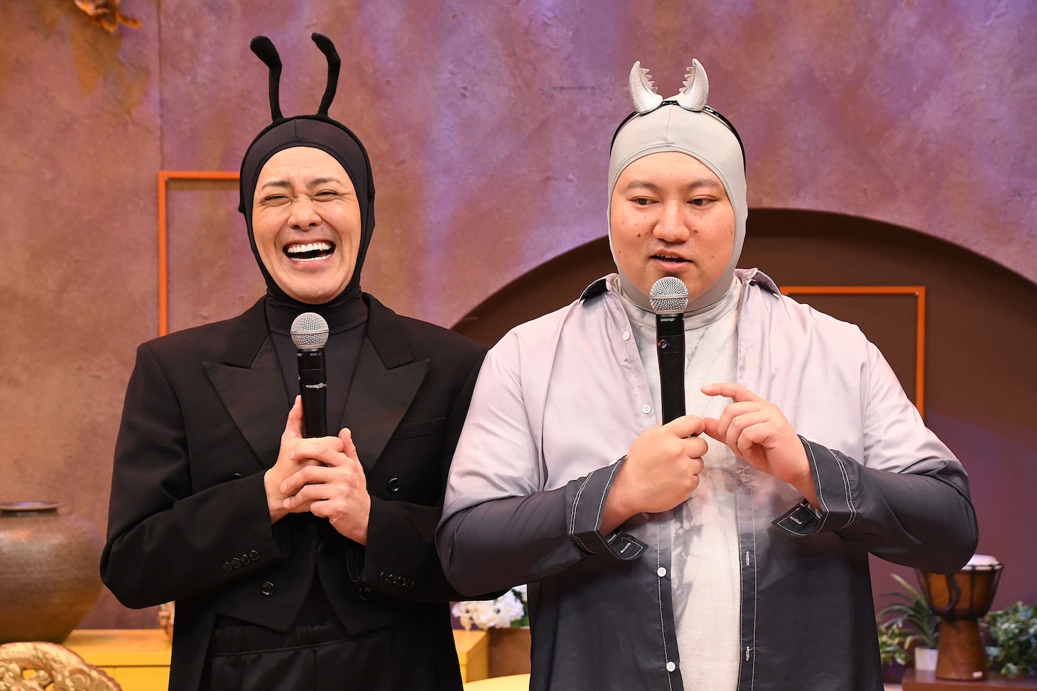 くりぃむしちゅー有田とロングコートダディ兎