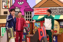 左から博多大吉、かまいたち山内、千鳥ノブ