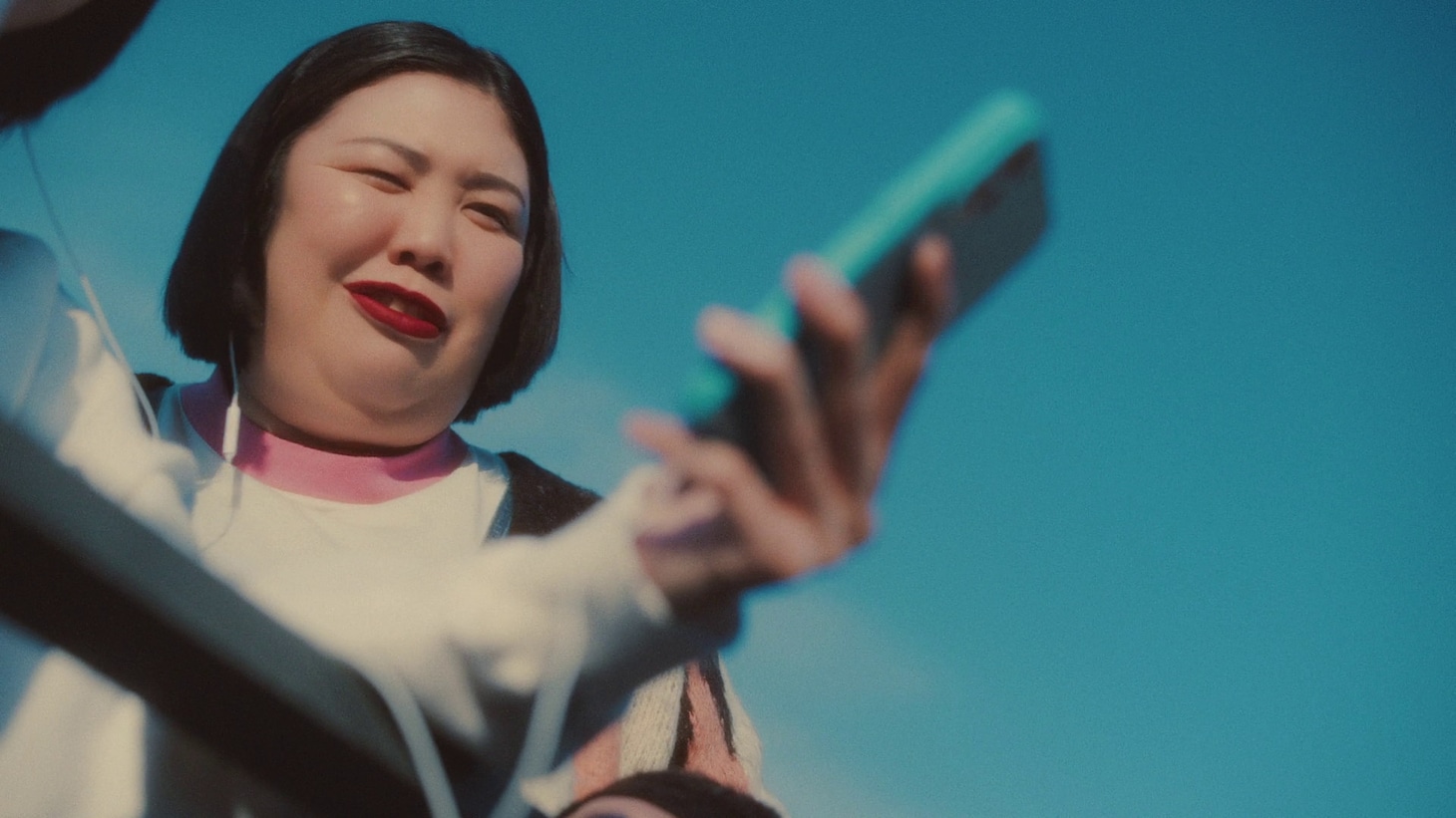 紅しょうが・熊元プロレスとあのが出演する「TikTok LIVE」のテレビCM「リアルフレンズ・トーク」シリーズの「トーク」編より