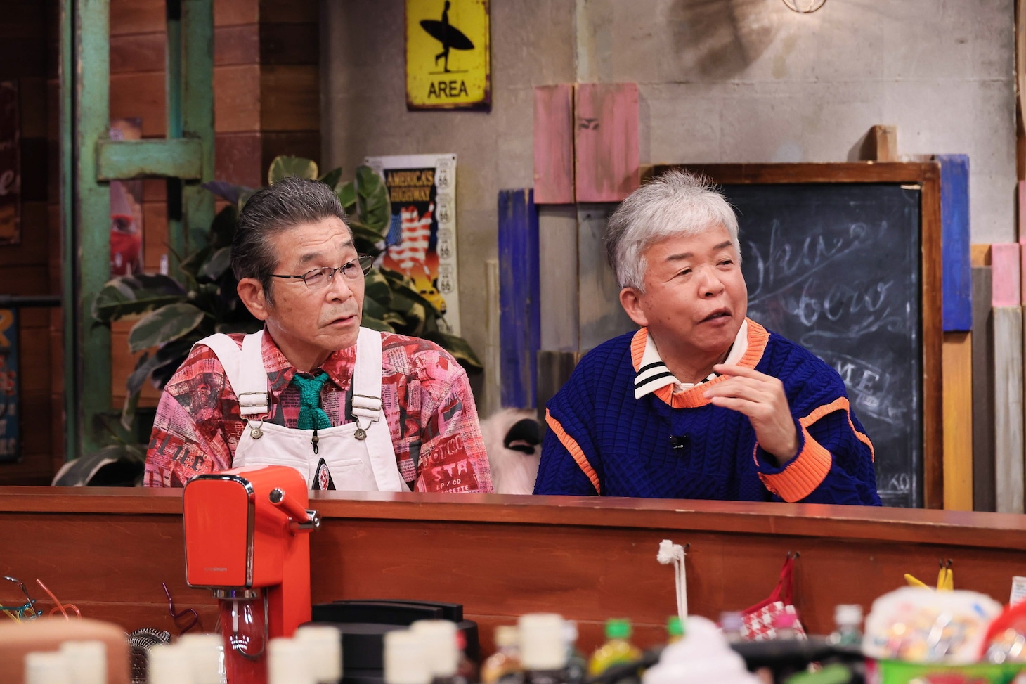 左から間寛平、村上ショージ