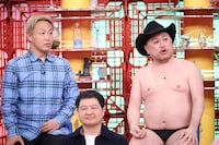 左から、お見送り芸人しんいち、ハリウッドザコシショウ