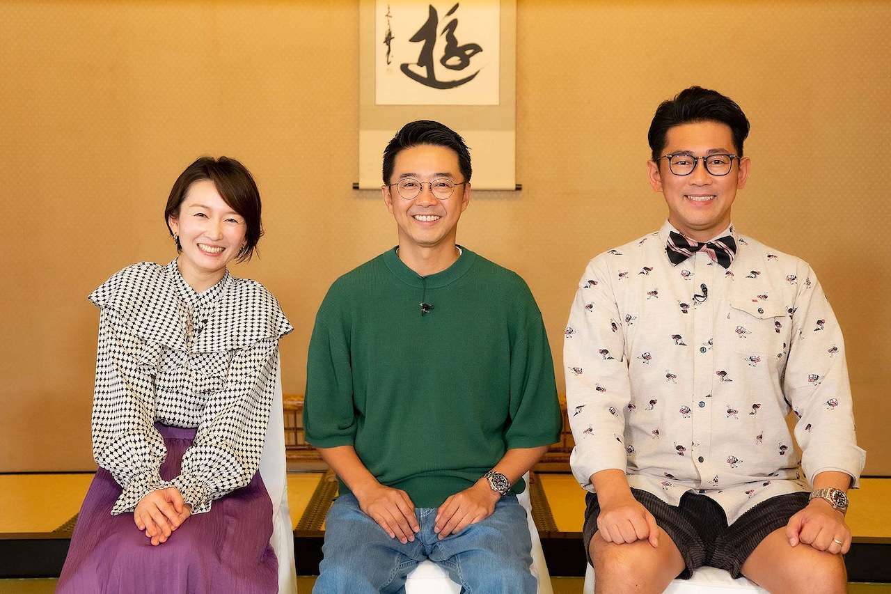 「家、ついて行ってイイですか？」に出演する狩野恵里アナウンサー、おぎやはぎ矢作、ビビる大木
