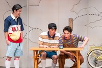 コント「先に言えよ」のワンシーン