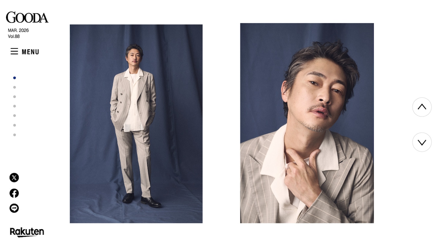 「GOODA」Vol.88に登場する窪塚洋介