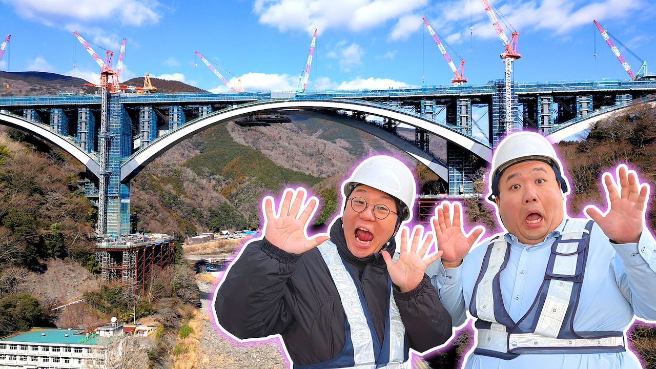 新東名高速道路、高速横浜環状南線の工事現場を訪問するママタルト