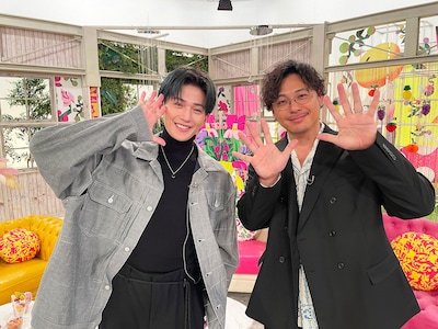 「超越ハピネス」で新MCを務めるアルコ＆ピース平子と八木勇征