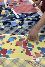 柳原可奈子が手がけるブランド「ハレテネ」から全4型発売　柄の着想は“ちぎり絵”