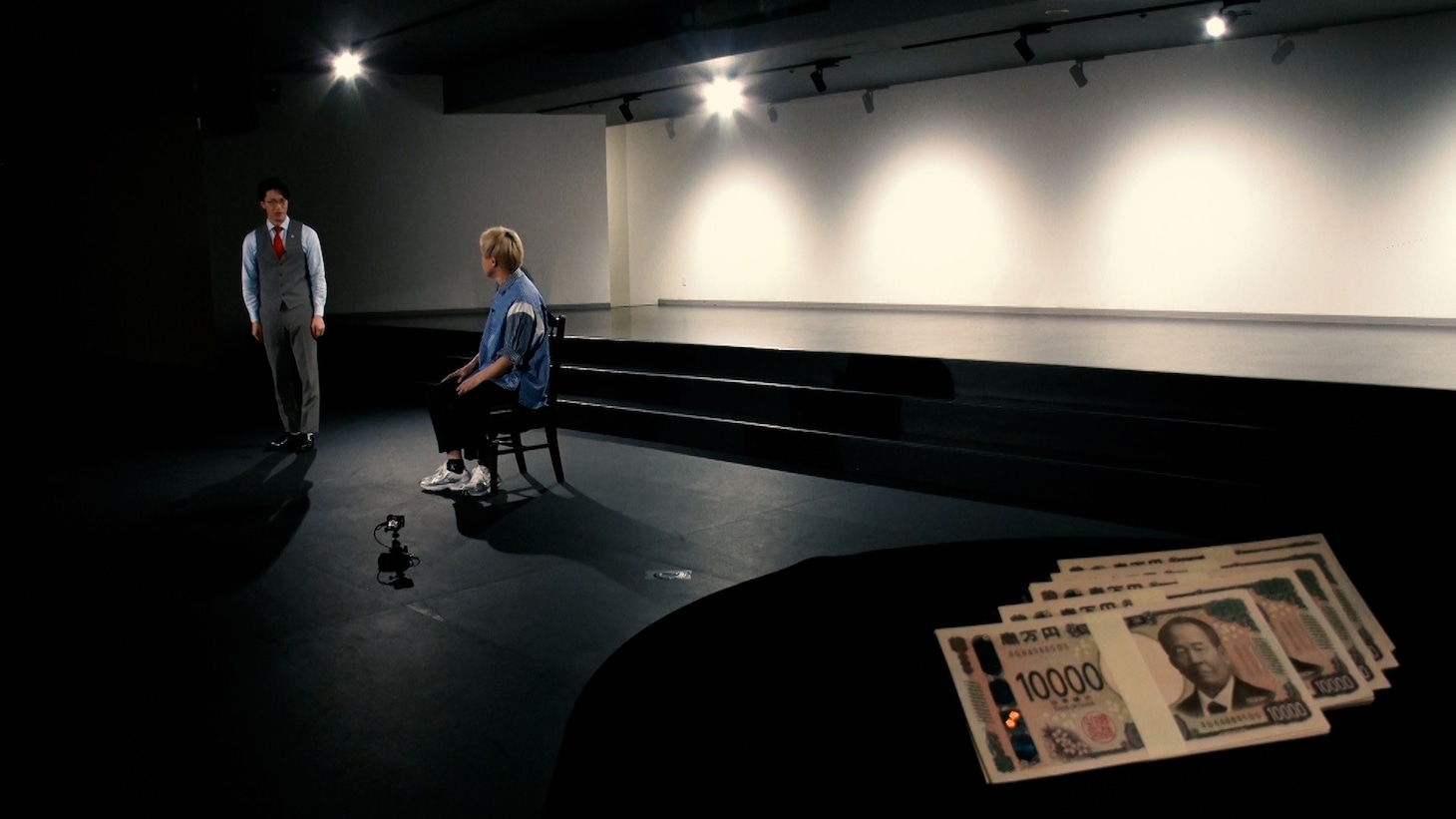 左から、こたけ正義感、お見送り芸人しんいち