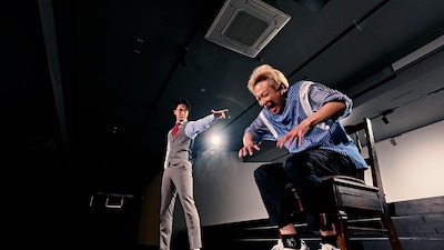 左から、こたけ正義感、お見送り芸人しんいち