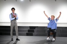 左から、こたけ正義感、お見送り芸人しんいち