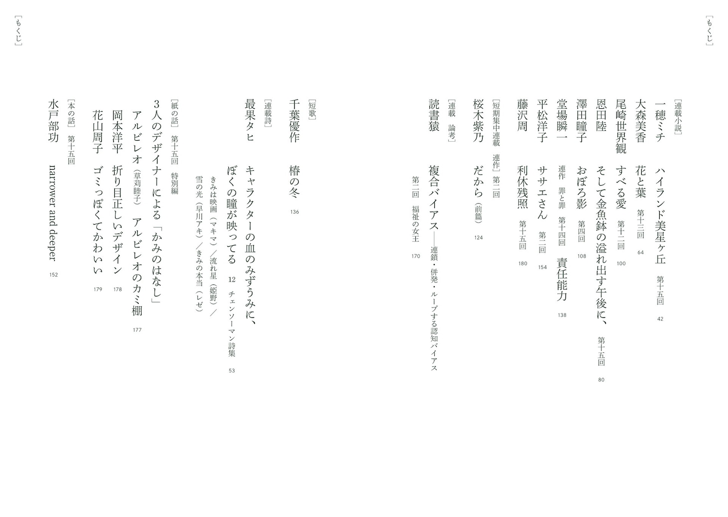 「スピン／spin」第15号より