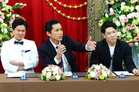 既婚芸人の（左から）野田ちゃん、や団・ロングサイズ伊藤、ネルソンズ・青山フォール勝ち