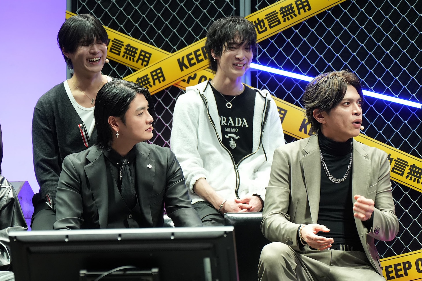 「ホストーーク」に参加する山本裕典、軍神ら