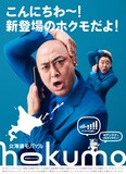 錦鯉を起用した「hokumo」の広告ビジュアル