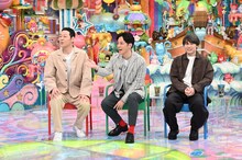 東野、西野、品川のトークにバカリが興味津々　とろサ久保田とウエラン井口が“乱入”