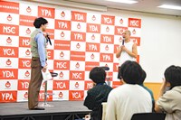 今井らいぱちによる特別授業の様子