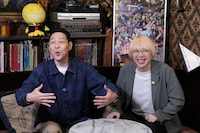 東野幸治と真空ジェシカ・ガク ©フジテレビ