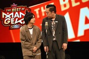 「THE BEST OF MANGEKI 2026」でネタを披露するエバース