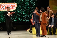 言うべきツッコミをガクテンソク奥田に言われてしまい、お手上げの金魚番長・古市