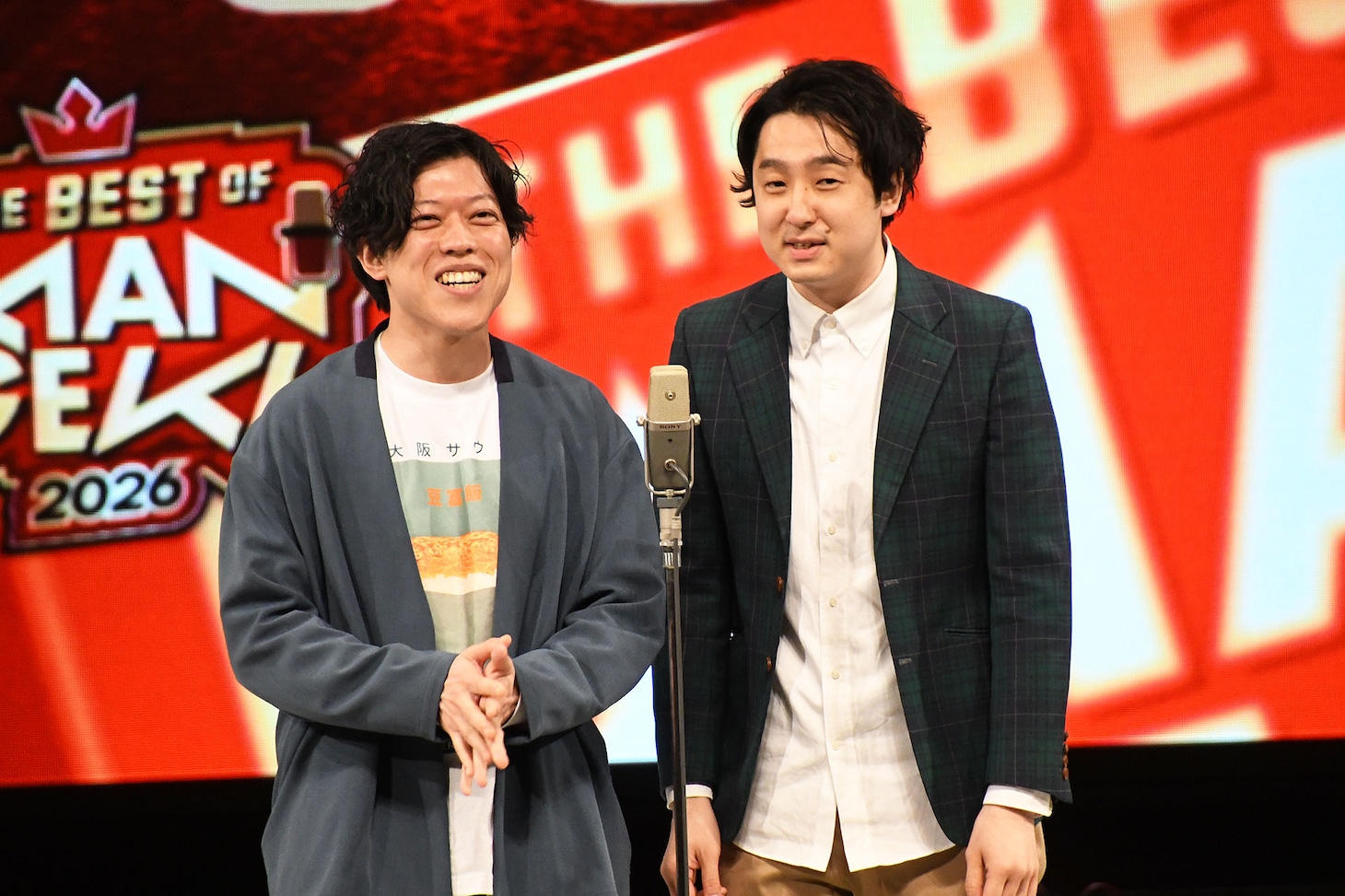 「THE BEST OF MANGEKI 2026」でネタを披露する滝音