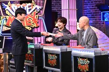 左から劇団ひとり、那須雄登、バイきんぐ小峠