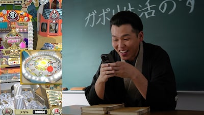 ダブルヒガシが出演する「GAPOLI」の新WebCM「賢く、遊べ！ガポリ学園」編より