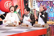 左から戸田恵子、爆笑問題・田中、久本雅美