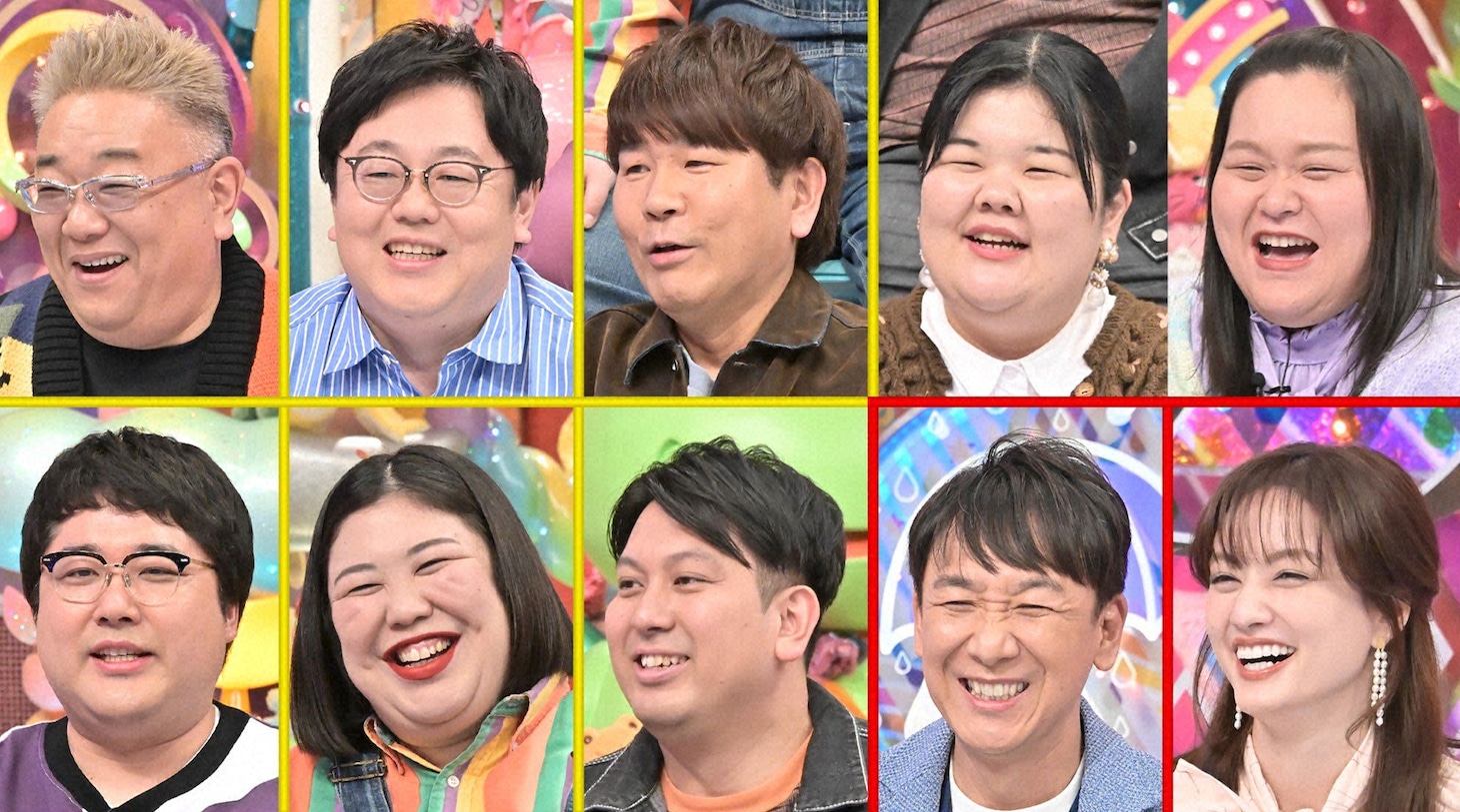 「メシ食ったのに…おやつ食べちゃう芸人」の出演者たち