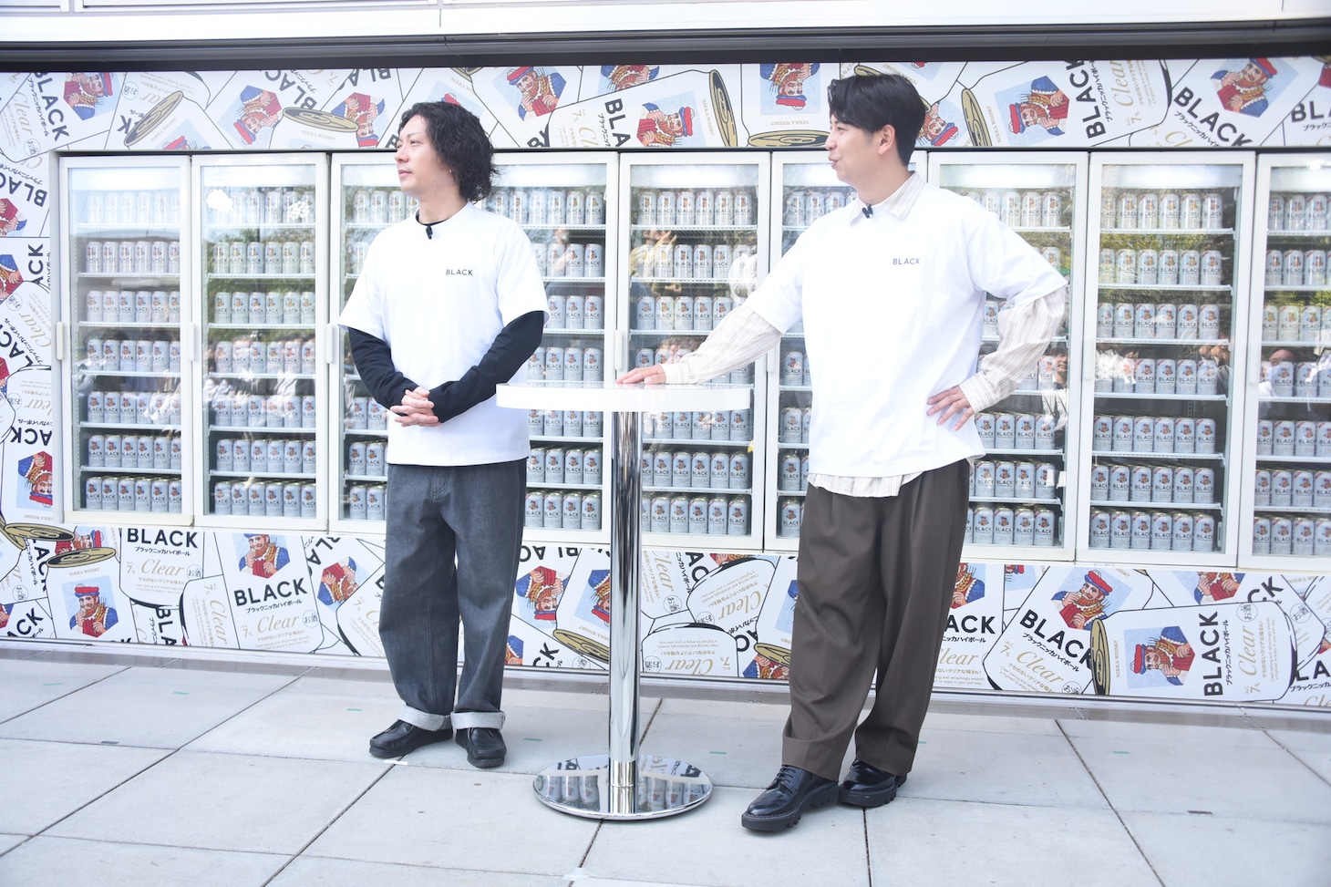 「あなたの知らないブラックニッカ展」オープニングイベントに登壇したニューヨーク