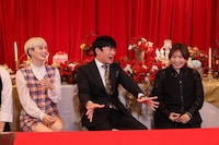 左からホラン千秋、劇団ひとり、野呂佳代