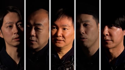 左から、はんにゃ.金田、きしたかの高野、かまいたち山内、ネルソンズ岸、流れ星☆たきうえ