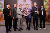 左から、ぐろう、ザ・ぼんち、金属バット