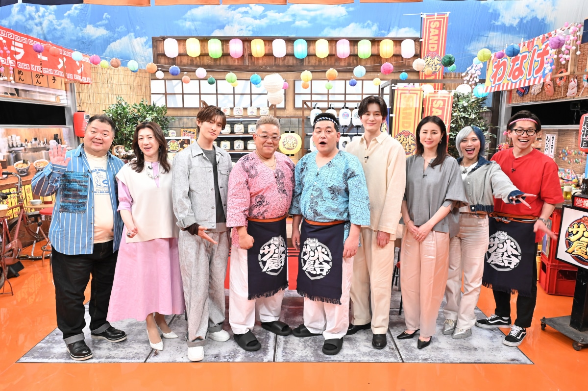 サンドウィッチマンMC「サンド屋台」の出演者たち