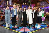 左から横澤夏子、石原伸晃、二宮和也、綾瀬はるか、千鳥ノブ、城島茂、イモトアヤコ