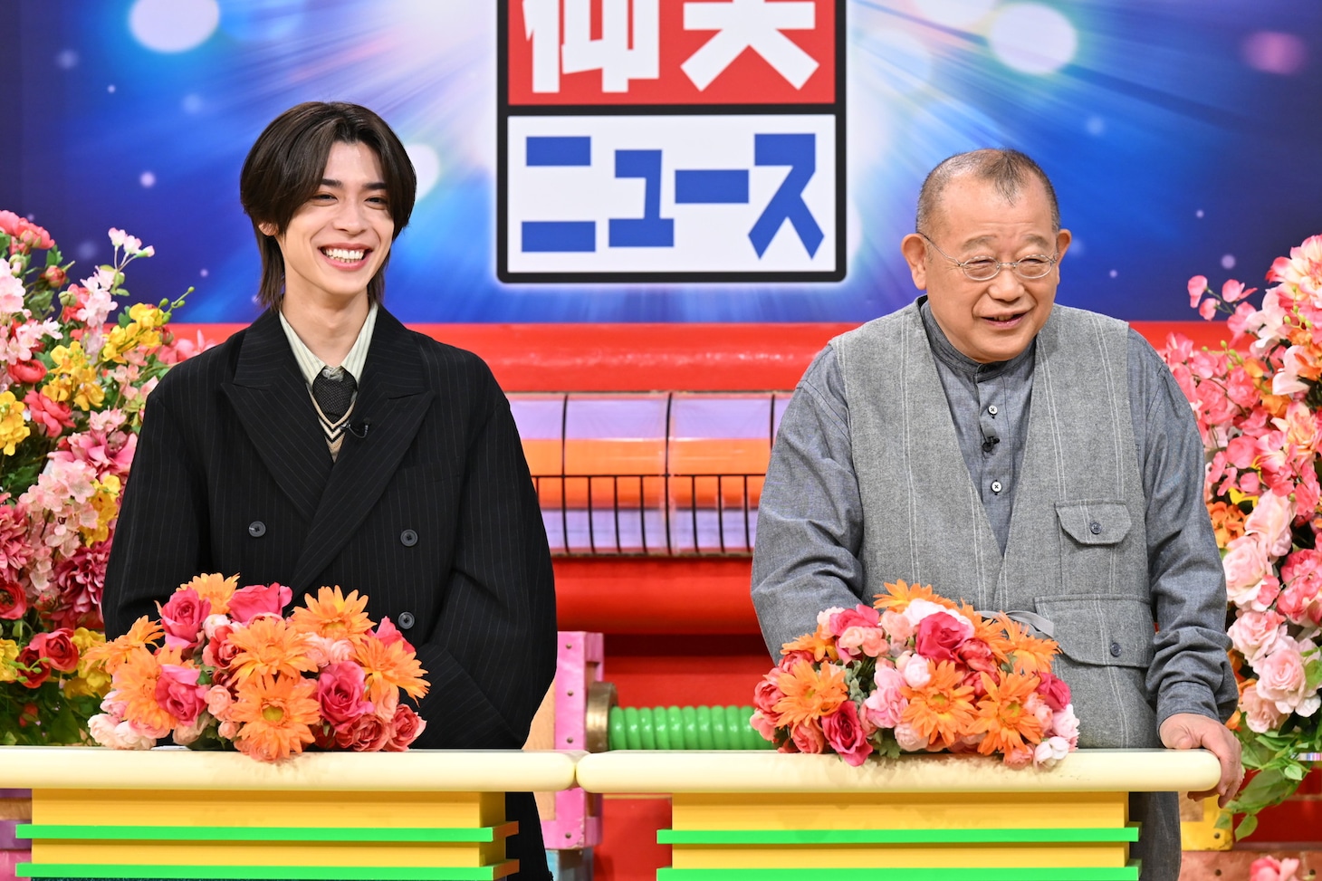 左から松島聡、笑福亭鶴瓶