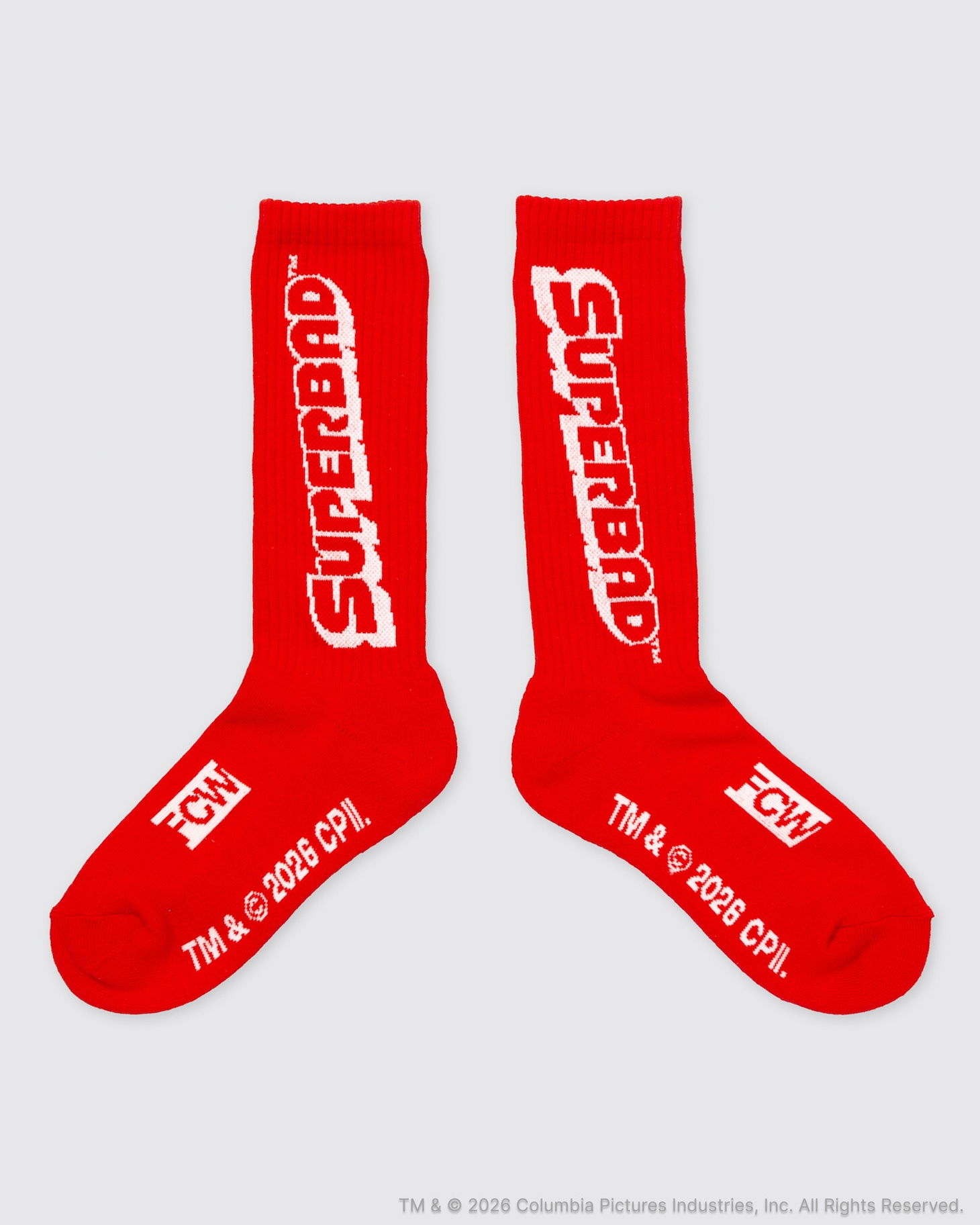 「Superbad」× FCW Logo Socks