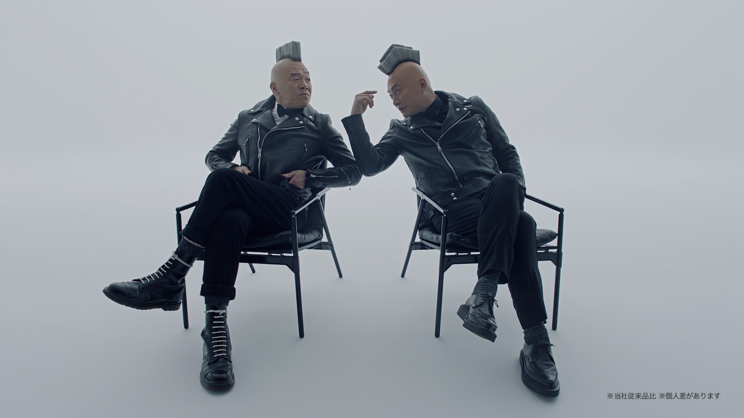 キャイ～ン・ウド鈴木＆香取慎吾、CMで頭が歯ブラシに