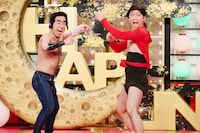 「すっかり にちようチャップリン」でネタを披露するダックワーズ