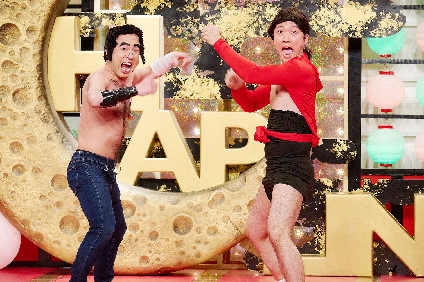 「すっかり にちようチャップリン」でネタを披露するダックワーズ