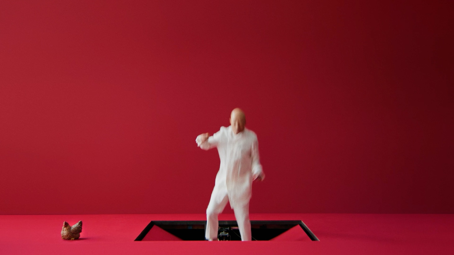 「ヨード卵・光 ストレートトーク」編のワンシーン