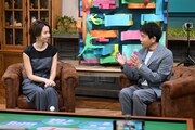 「浜田雅功とアスリート幸福論」に出演するダウンタウン浜田雅功とヒロド歩美