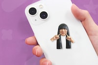 スマホ裏にも！「赤ちゃん ぷくぷくシール」