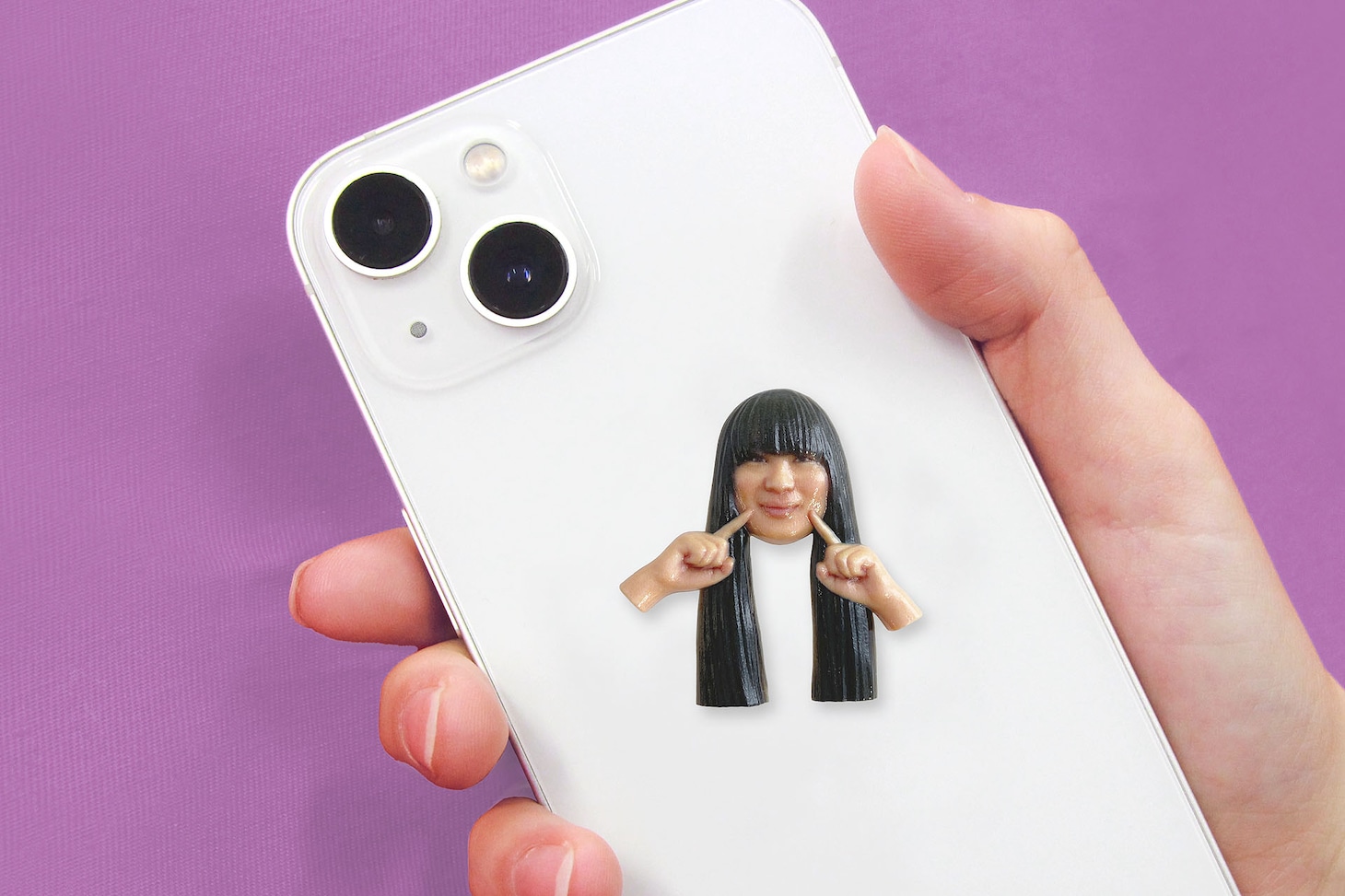 「赤ちゃん ぷくぷくシール」使用イメージ