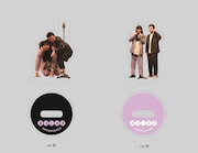 「ネコニスズ 記念アクリルスタンド」はver.猫とver.鈴の2タイプ