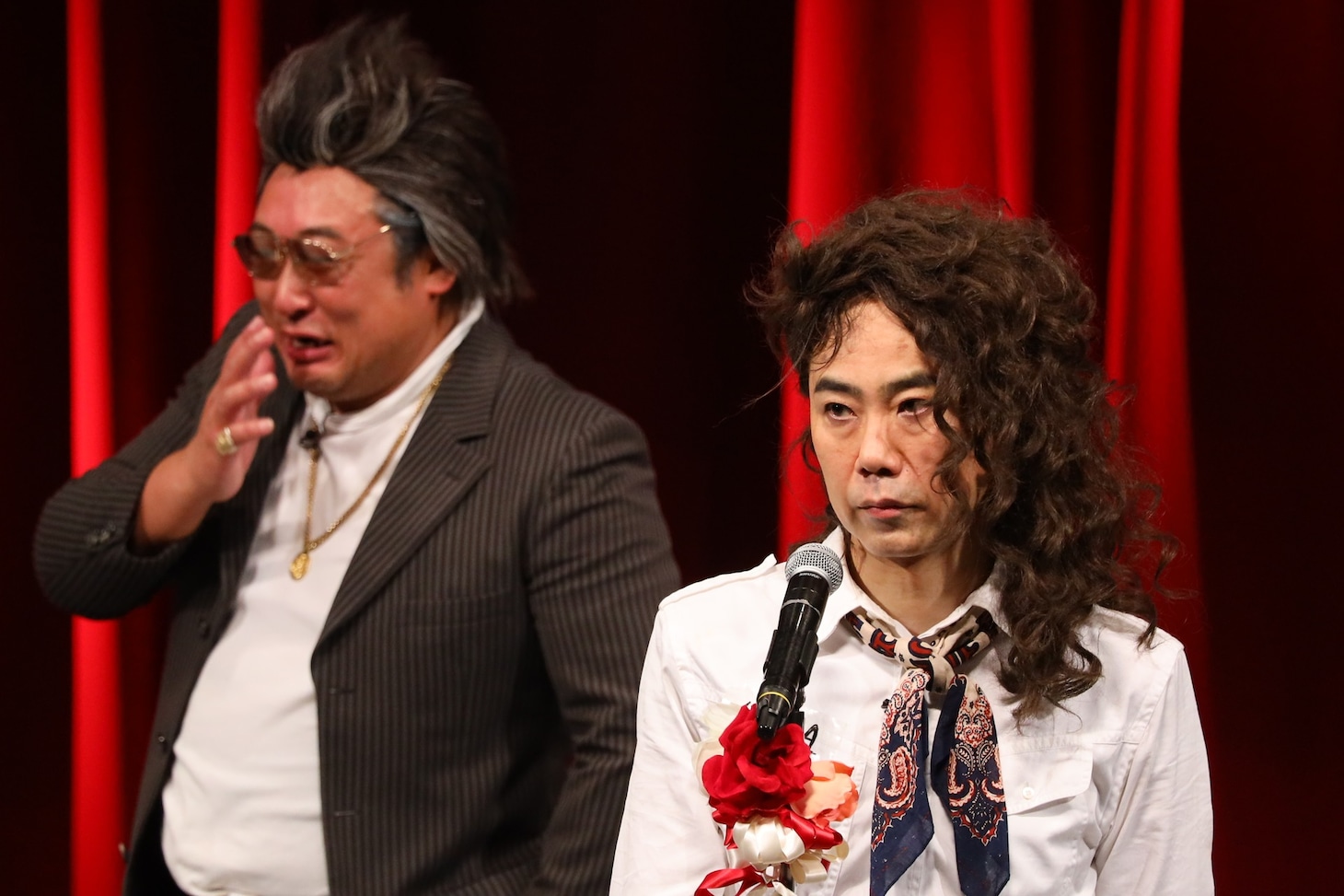 「倉たけしVS御崎進 休戦宣言 ～契りの逆襲～」に出演した倉たけし（左）、御崎進（右）