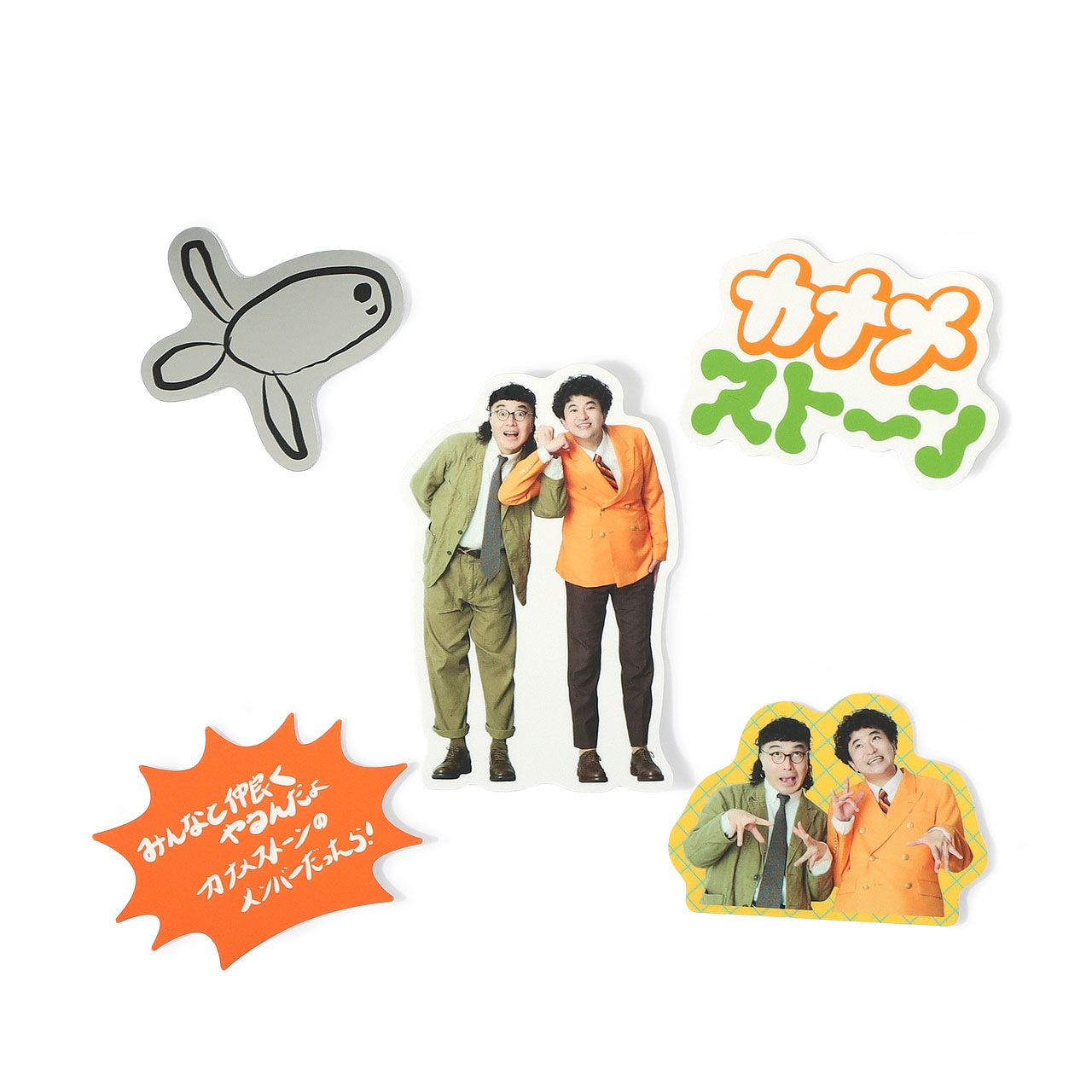 カナメストーングッズ発売決定「機嫌直して」回転アクスタや山口用語チャーム　ほぼ等身大パネルも登場