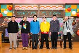 「千鳥ノブと渋谷お笑い演芸館」大喜利コーナーに出演する（左から）笑い飯・哲夫、天竺川原、千鳥ノブ、ランジャタイ国崎、ロングコートダディ堂前、真空ジェシカ川北