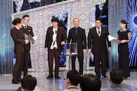 黒帯の抽選の様子